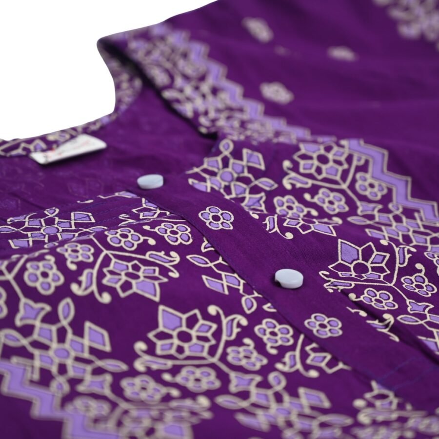 Nighty - Churidhar Cut -  Purple - Image 5