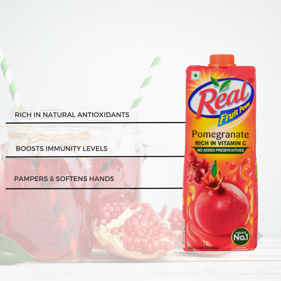 Real Fruit - Pomegranate,1L Pack - Image 7
