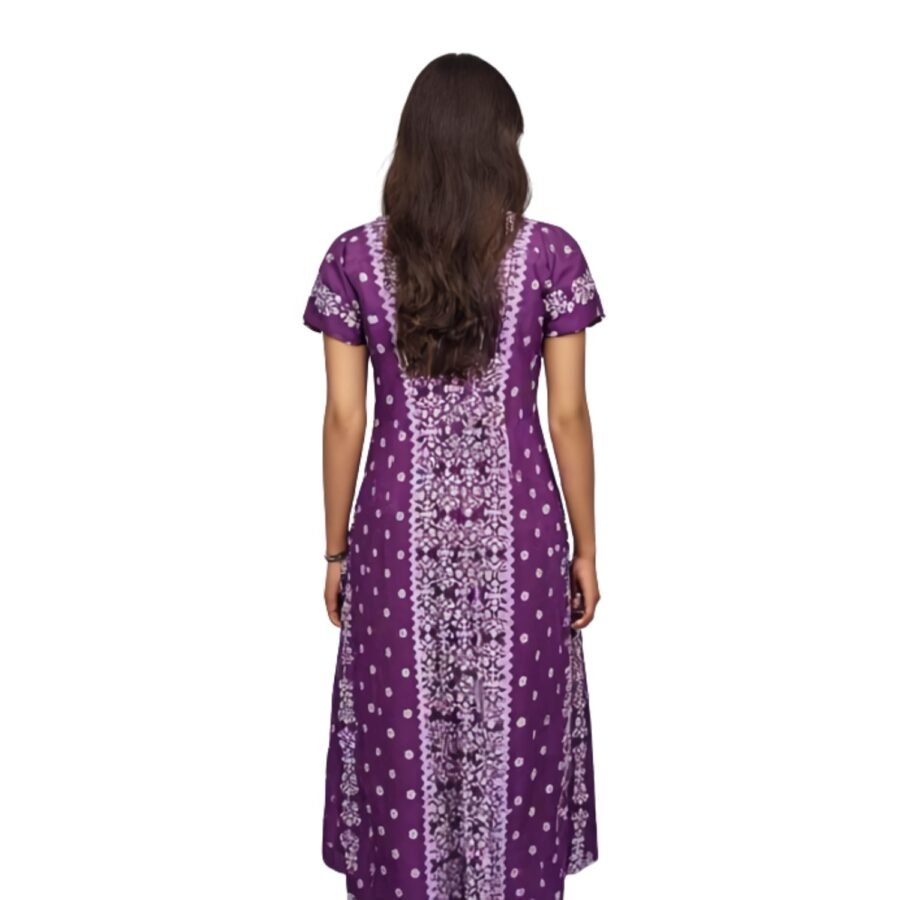 Nighty - Churidhar Cut -  Purple - Image 3