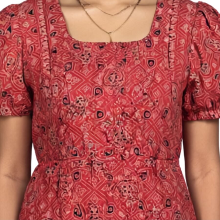Frock nighties - Meroon - Image 2