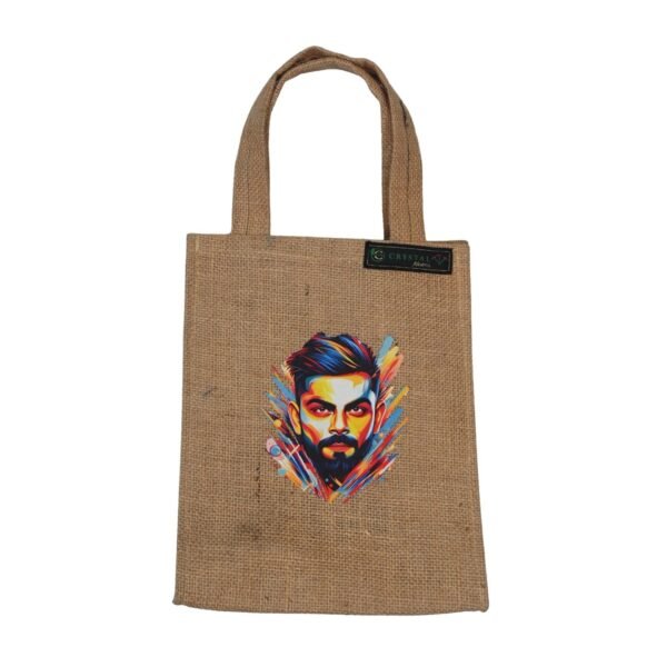 Printed jute bag