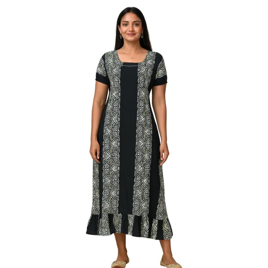 Frock nighty Green