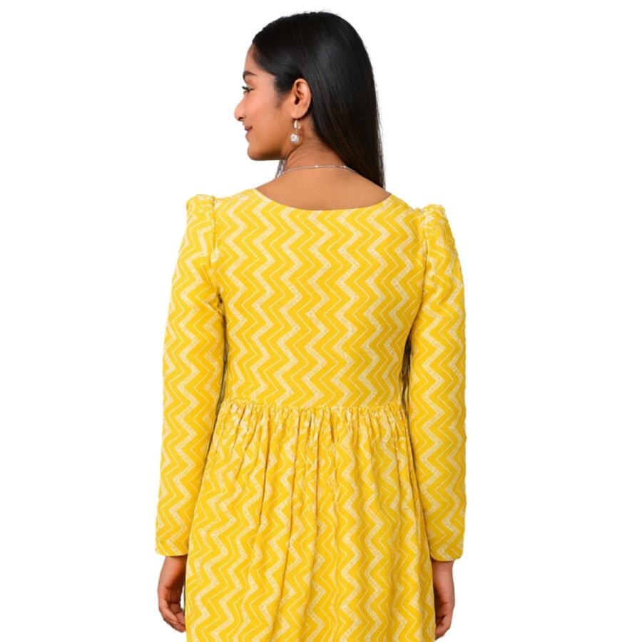 Short kurti Yellow - Image 2